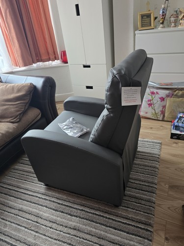 Homcom grey leather massage - homcom,