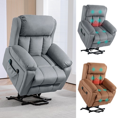 Riser and recliner chair with - riser,