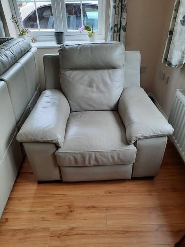 Harveys light grey leather - light,