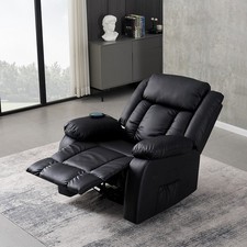 Massage Recliner Sofa Leather